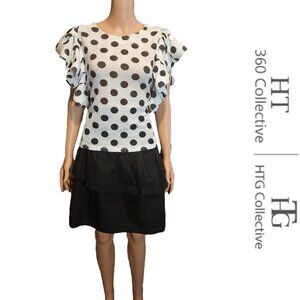 HT 360 Collective Layered Mini Skirt NWT Black 2XL